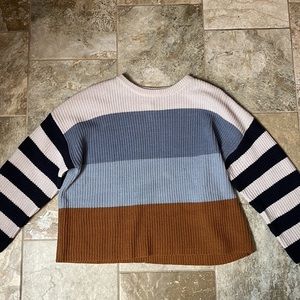 Stripped knit sweater